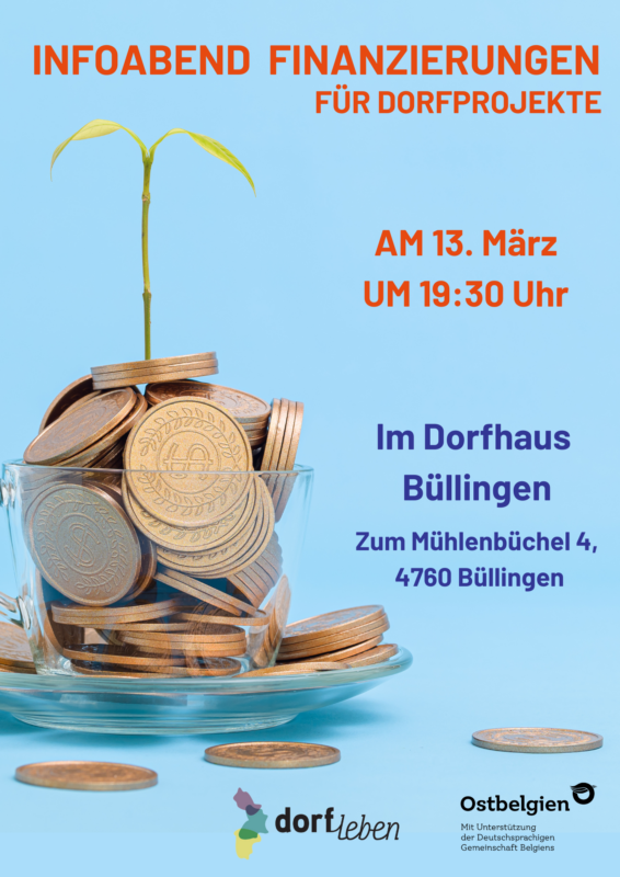 Dorfgruppen Infoabend Finanzierungsmöglichkeiten